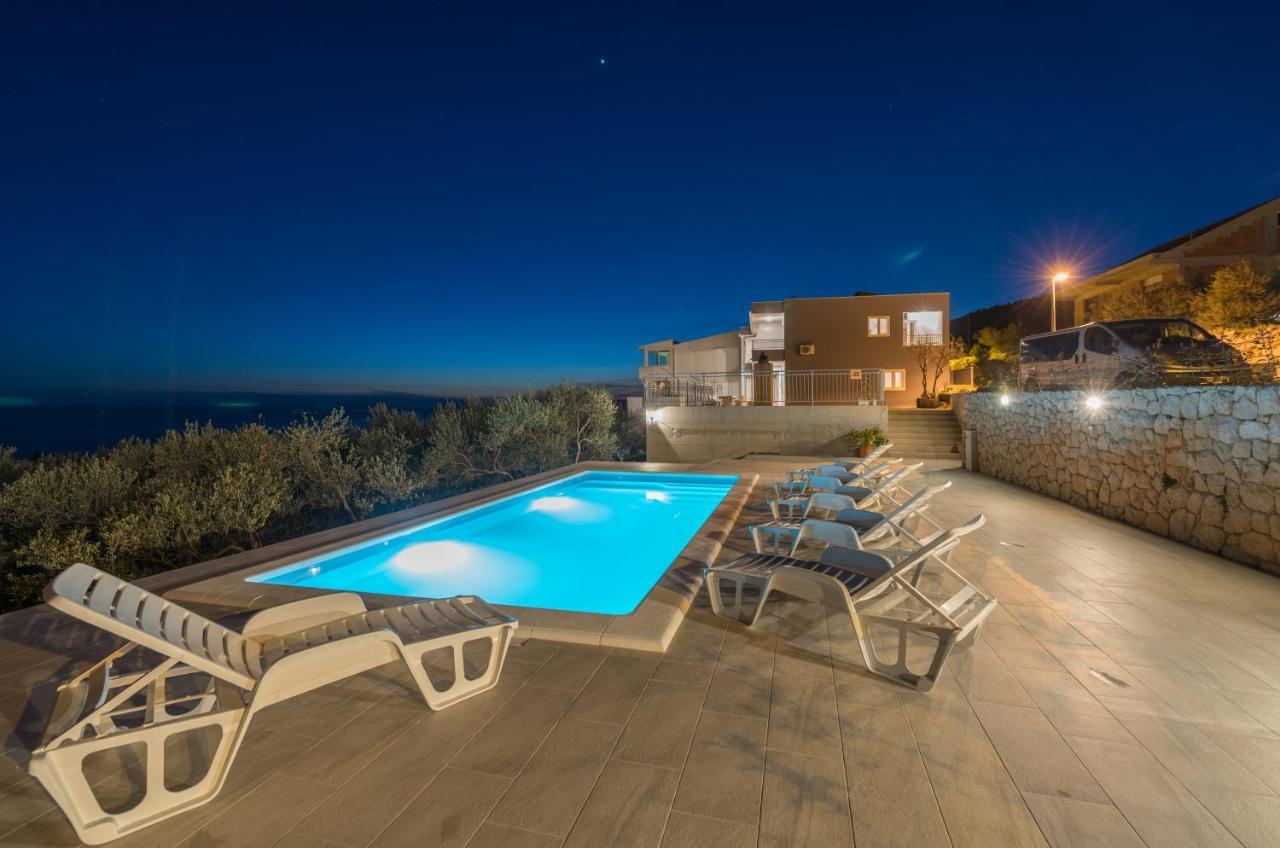 Villa Violeta With Amazing Sea View Makarska Exteriör bild